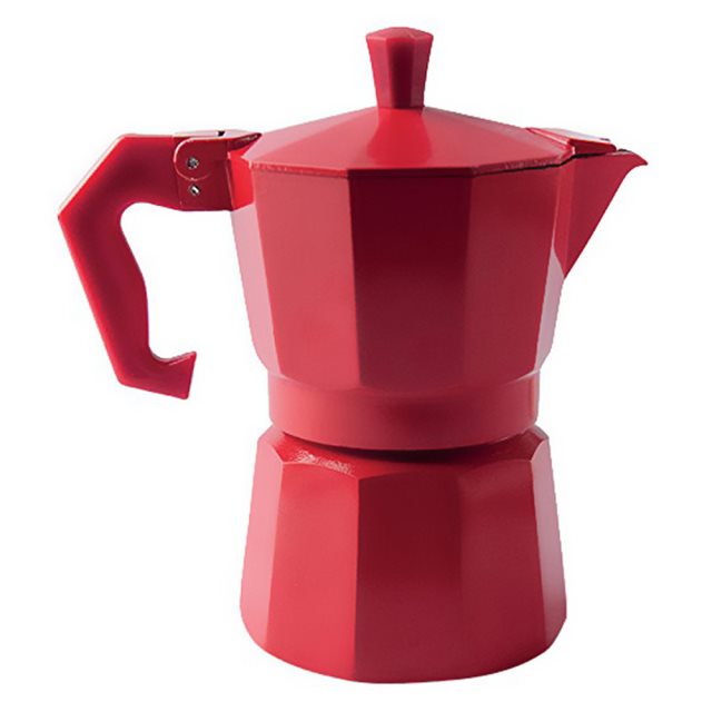 【EXCELSA】Chicco義式摩卡壺(紅3杯)  |  濃縮咖啡 摩卡咖啡壺