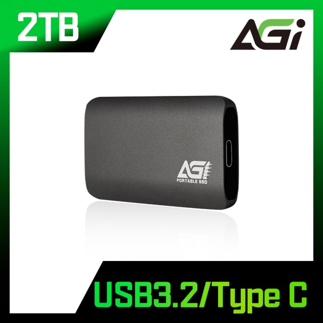 AGI亞奇雷 ED138 USB 3.2 2TB 外接式固態硬碟 (外接式 SSD 固態硬碟) [北都]