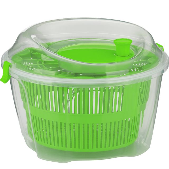 【KELA】蔬菜脫水器(綠24.5cm)  |  蔬菜香草脫水器 瀝水籃瀝水盆