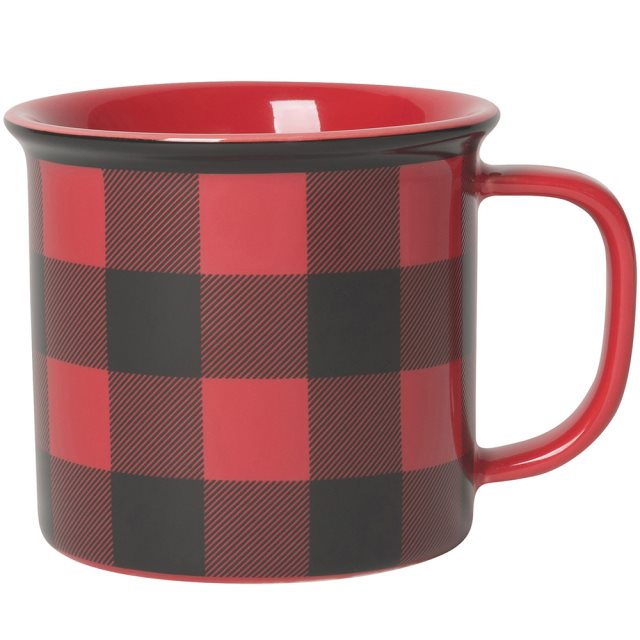 【NOW】Heritage馬克杯(紅黑格)  |  水杯 茶杯 咖啡杯