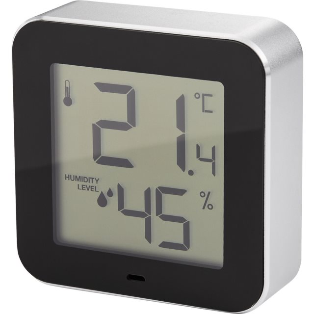 【Philippi】簡約電子溫度計(霧銀)  |  室溫計 測溫計