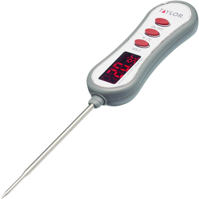 【Taylor】曲柄電子探針溫度計  |  食物測溫 烹飪料理 電子測溫溫度計