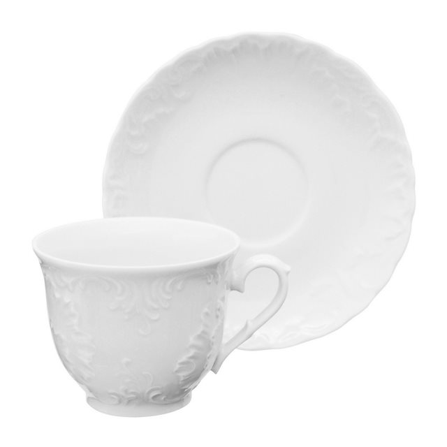 【EXCELSA】Rococo瓷製杯碟組(250ml)  |  咖啡杯 下午茶杯