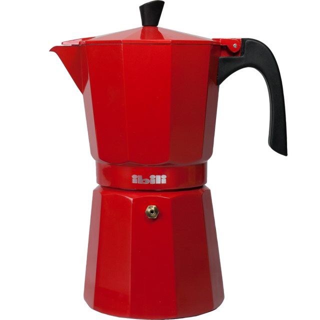 【ibili】Bahia義式摩卡壺(紅6杯)  |  濃縮咖啡 摩卡咖啡壺