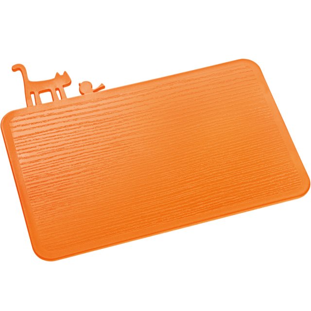 【KOZIOL】Pi貓與鳥小砧板(橘)  |  切菜板
