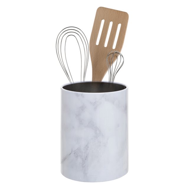 【Premier】餐具鏟匙收納筒(大理石)  |  餐具桶 碗筷收納筒