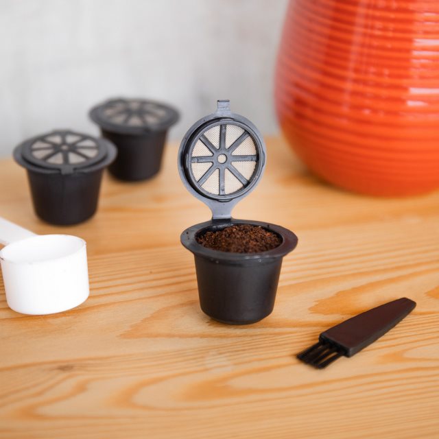【La Cafetiere】量匙+咖啡膠囊殼3入  |  咖啡佈粉器 壓粉器 咖啡壓粉器 平粉錘 整粉器 填壓器