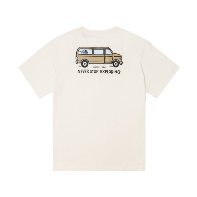 The North Face北面TNF露營車印花T-Shirt(米白)M