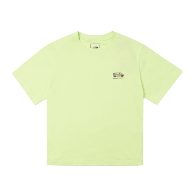The North Face北面TNF女露營車印花T-Shirt(綠)M