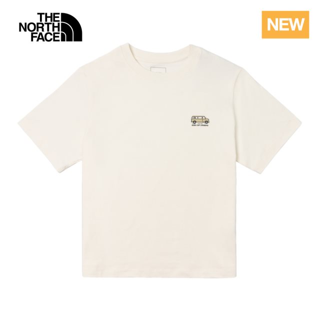 The North Face北面TNF女露營車印花T-Shirt(米白)M