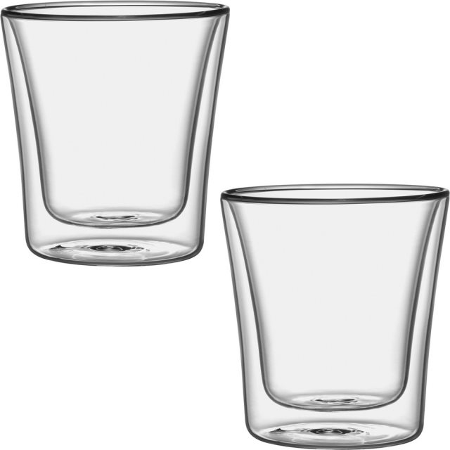 【tescoma】雙層玻璃杯2入(250ml)  |  水杯 茶杯 咖啡杯