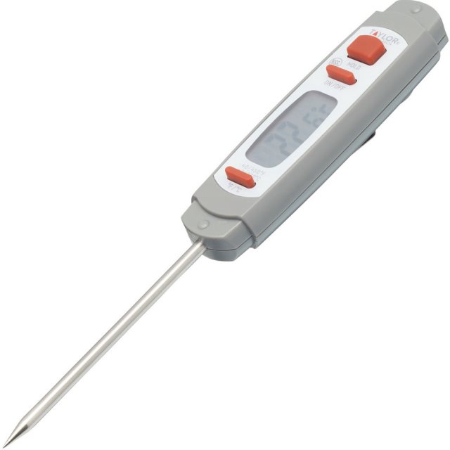 【Taylor】防潑電子探針溫度計  |  食物測溫 烹飪料理 電子測溫溫度計