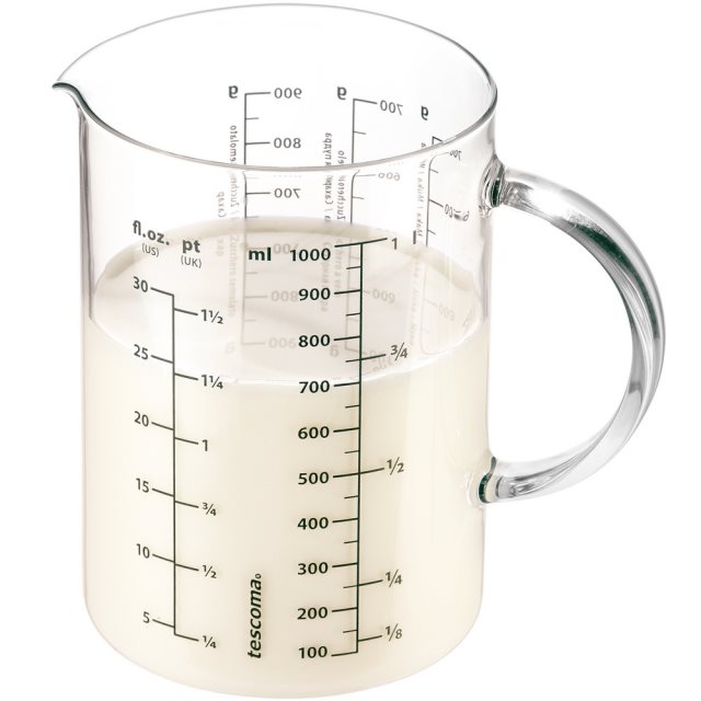 【tescoma】耐熱玻璃量杯(1L)  |  刻度量杯