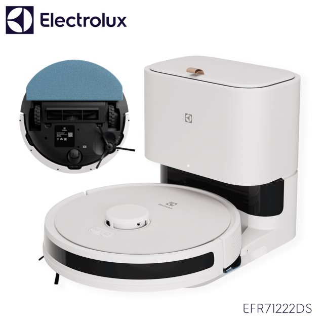 【Electrolux 伊萊克斯】極適家居700 自動除塵掃拖機器人EFR71222DS (柔霧白) #七月新品