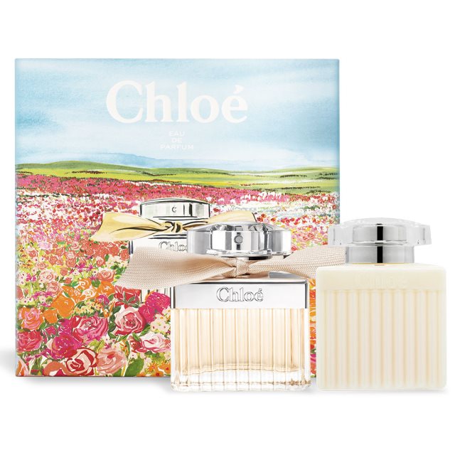 【Chloe' 】春遊花漾同名經典禮盒(淡香精50ml+身體乳100ml)-國際航空版 #七月新品