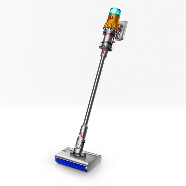 ⚠8月廣告品破盤⚠【DYSON】 V12s Detect Slim Submarine™ 乾濕全能洗地吸塵器 (黃色) 贈送多功能置物架+洗地滾筒 (市值$4,980)