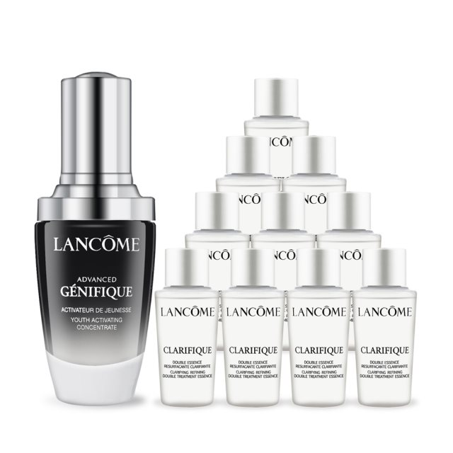 【LANCOME 蘭蔻】超未來肌因賦活露(30ml)+超極光活粹晶露(10mlX10) #8月限定