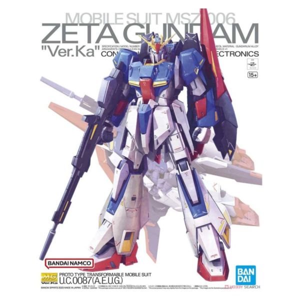 【萬代 BANDAI】MG 1/100 Z鋼彈 Zeta Gundam Ver.Ka 組裝模型