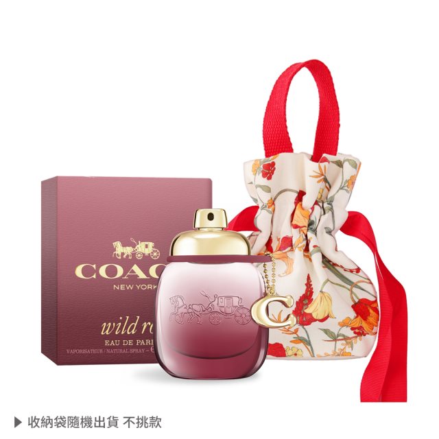 【COACH 】曠野玫瑰淡香精(30ml)+好運旅行收納袋-國際航空版 #99購物節