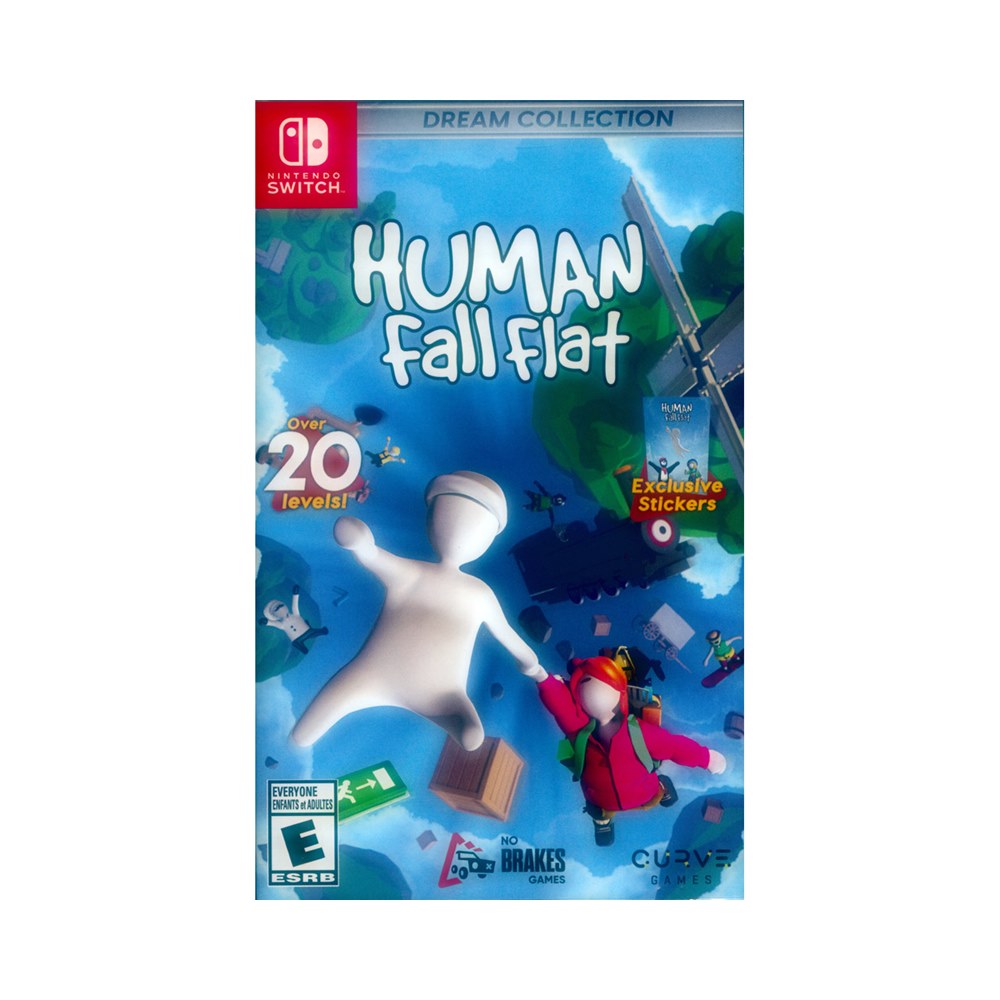Nintendo Switch《人類:一敗塗地夢想集 Human Fall Flat Dream Collection》中英日文美版 人類 : 跌落夢境夢想集