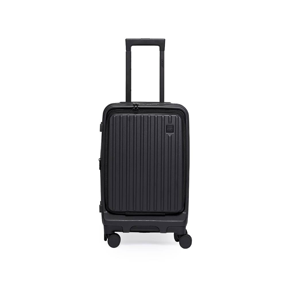 【Acer】Barcelona Carry-on Luggage 巴塞隆納前開式登機箱 - 20" Midnight Black 夜幕黑