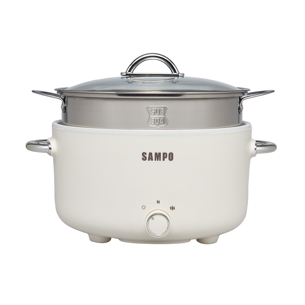 【SAMPO】聲寶TQ-YA30C 3L美型蒸煮二用電火鍋