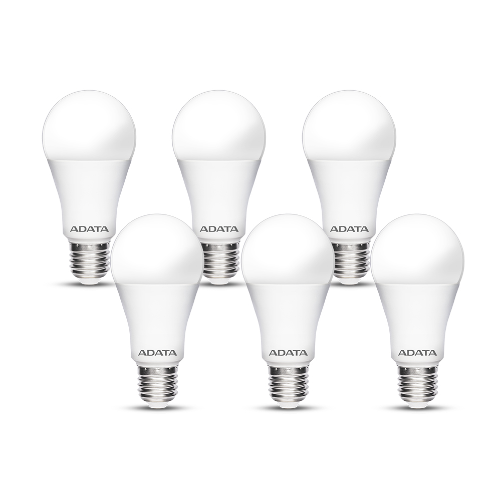 ADATA威剛 Bulb 12W 高效能LED 球泡燈(135lmW)-白光(六入)