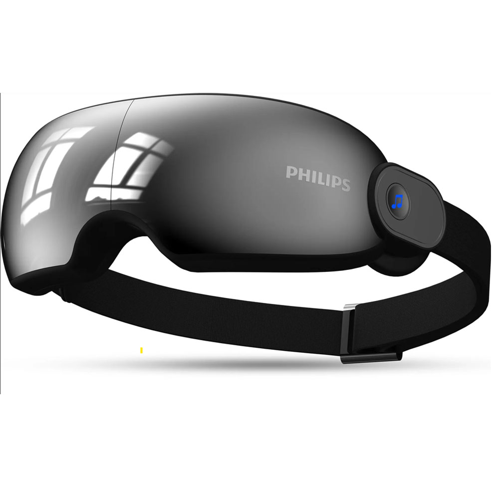 Philips 飛利浦 氣囊式熱敷眼部按摩器-穿透型(PPM2701BK)