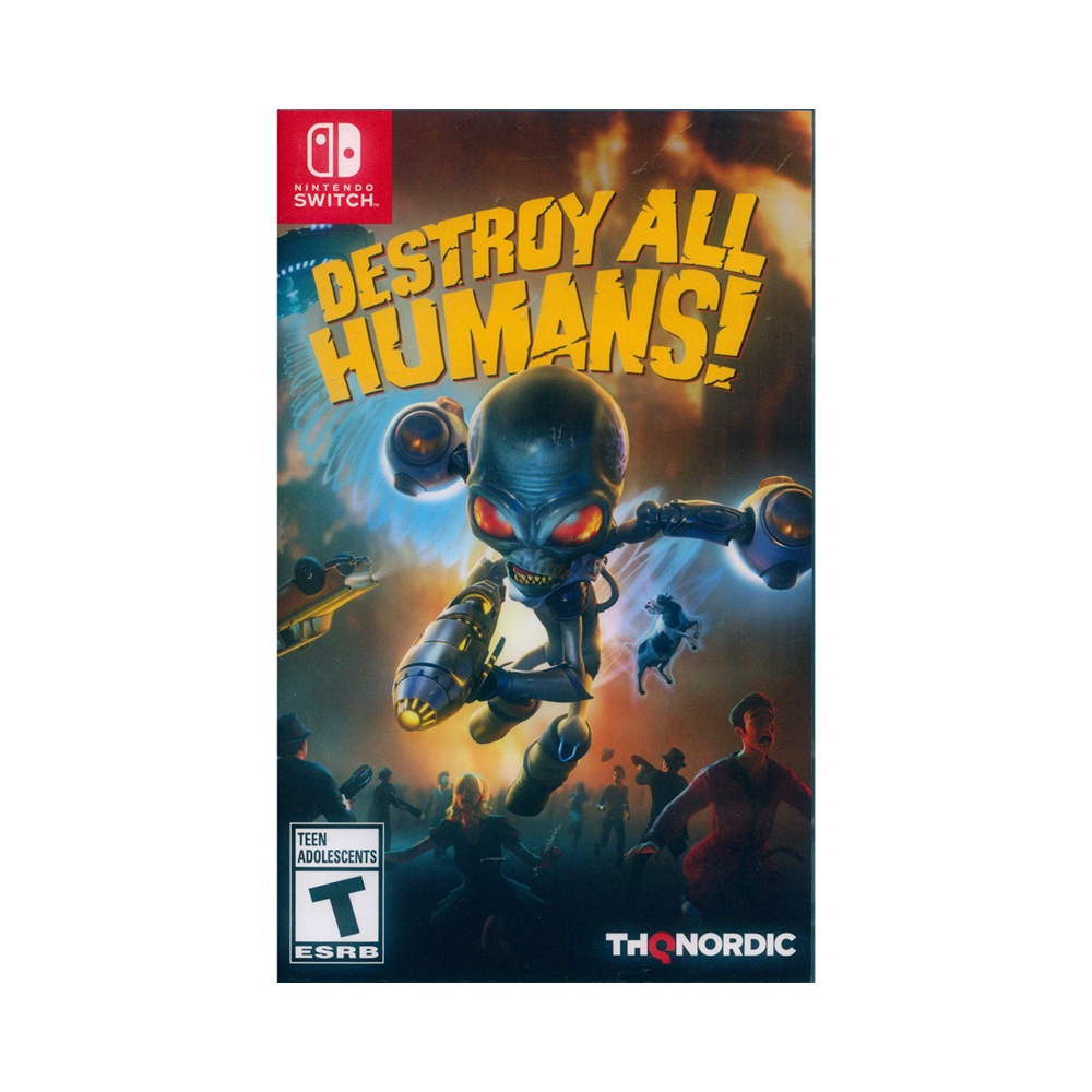 Nintendo Switch《毀滅全人類 Destroy All Humans》中英日文美版