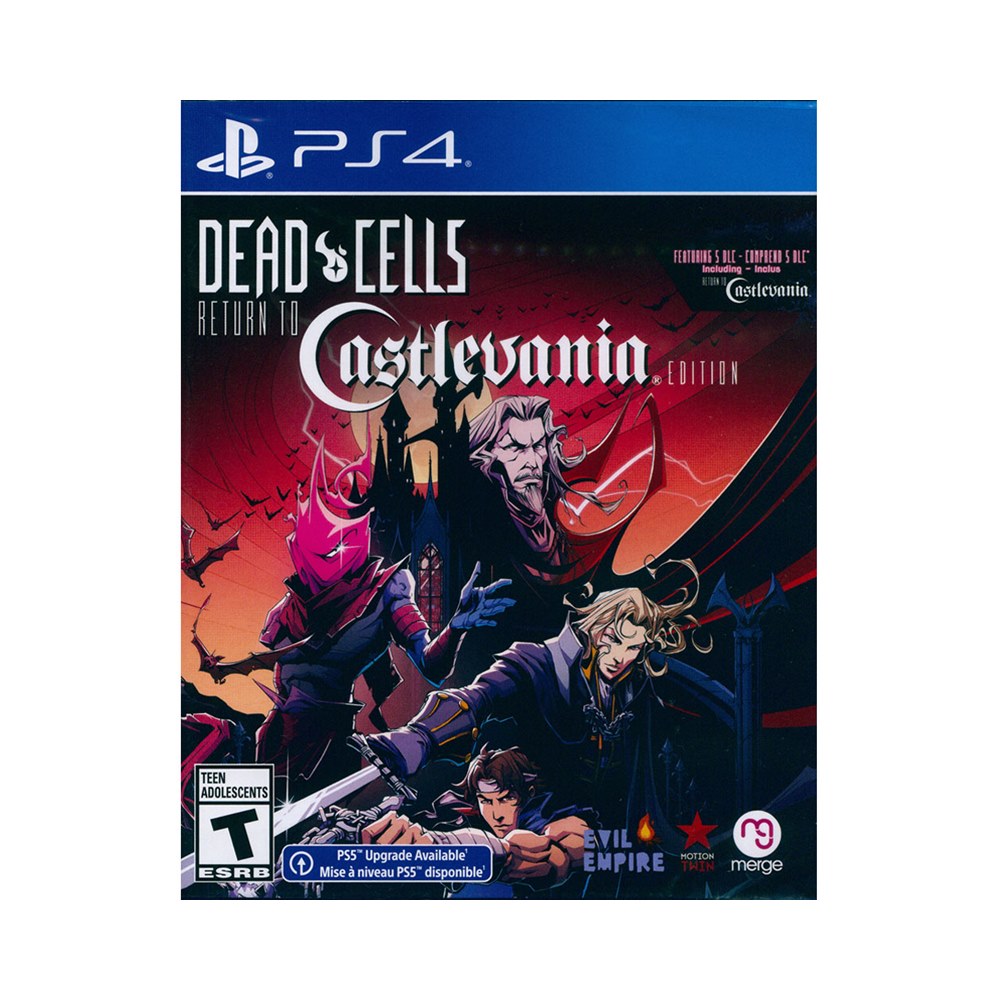 PS4《死亡細胞: 重返惡魔城 Dead Cells: Return to Castlevania Edition》中英日文美版 可免費升級PS5版本