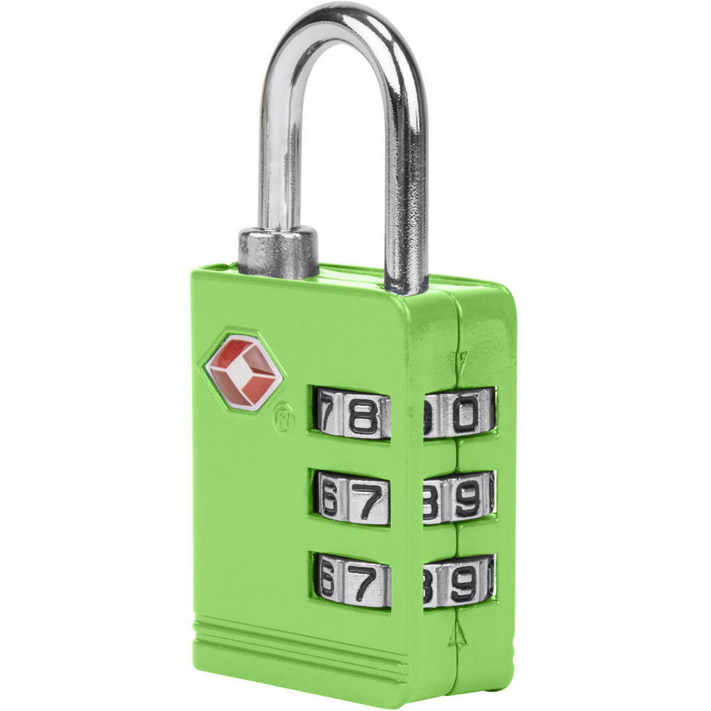 【TRAVELON】TSA三碼防盜密碼鎖 (綠) | 防盜鎖 安全鎖 行李箱鎖
