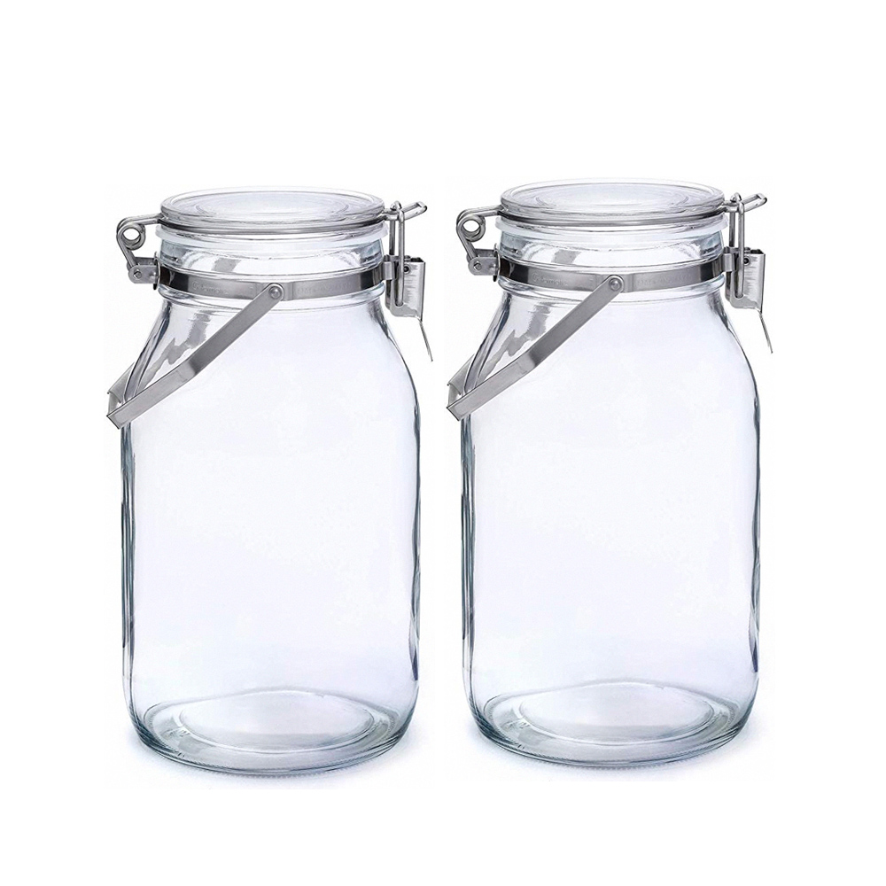 (買一送一)【日本星硝】日本製醃漬/梅酒密封玻璃保存罐2L#環保特輯