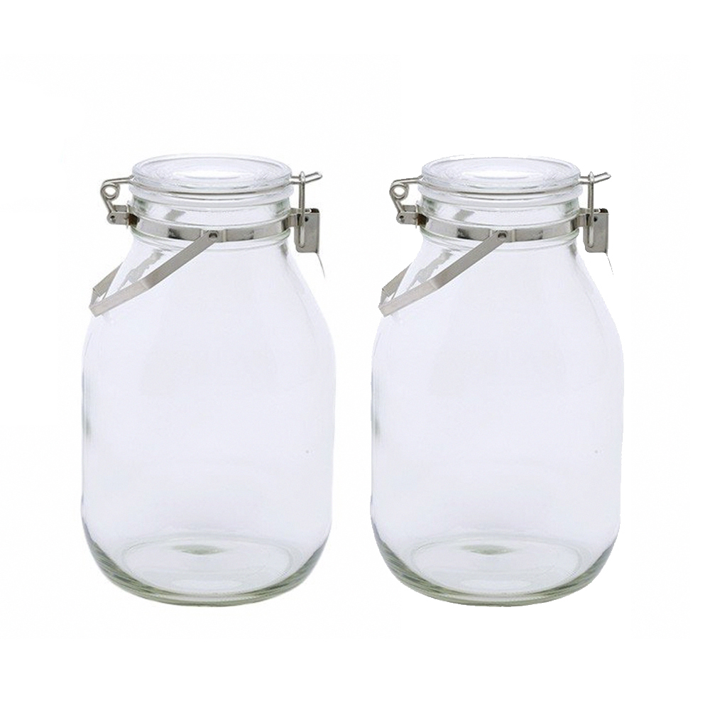 (買一送一)【日本星硝】日本製醃漬/梅酒密封玻璃保存罐3L#環保特輯