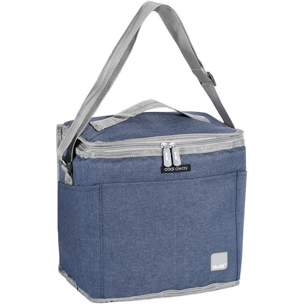 【ibili】肩背保冷袋(灰藍10L) | 保溫袋 野餐袋 便當袋 #春季露營