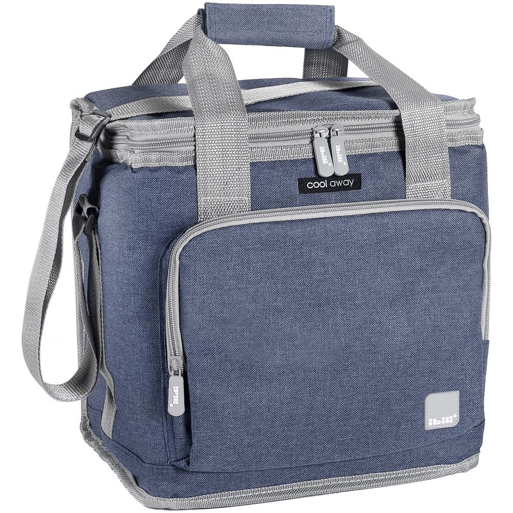 【ibili】肩背保冷袋(灰藍15L) | 保溫袋 野餐袋 便當袋 #春季露營