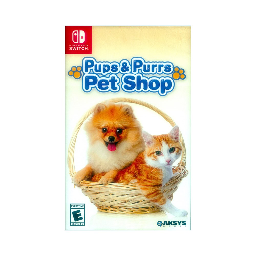 Nintendo Switch《貓貓狗狗寵物店 Pups and Purrs Pet Shop》英文美版 汪汪喵喵寵物店
