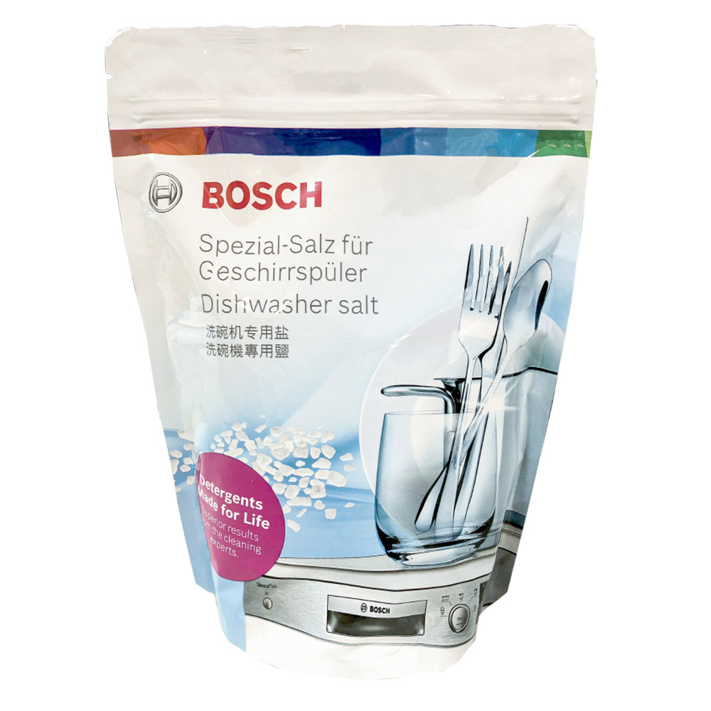 【Bosch博世】洗碗機專用鹽/軟化鹽/洗碗鹽(1kg袋裝) 四入組