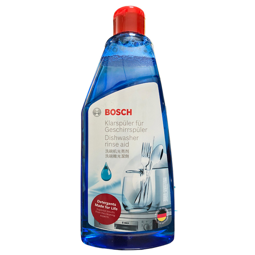 【Bosch博世】洗碗機專用光潔劑(500ml瓶裝) 四入組