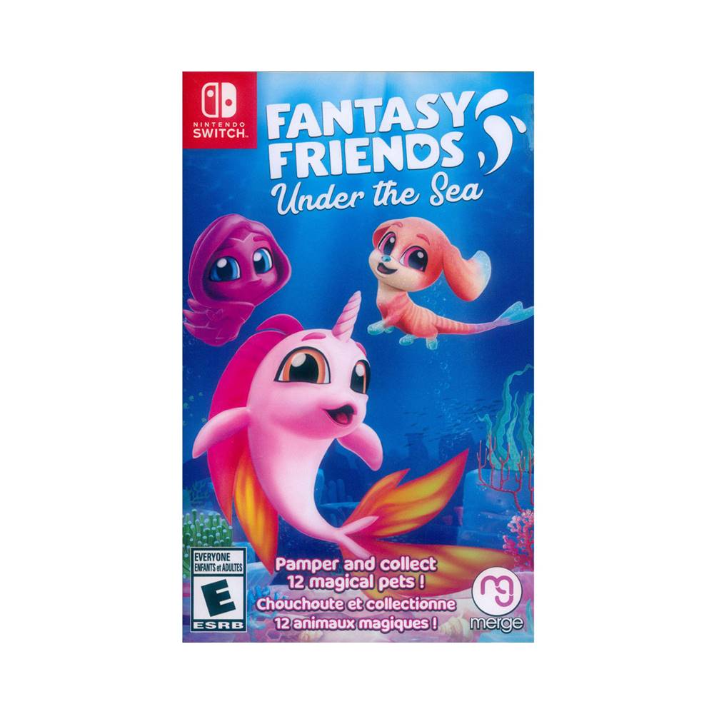 Nintendo Switch《 夢幻朋友: 海底 Fantasy Friends - Under The Sea 》中英日文美版