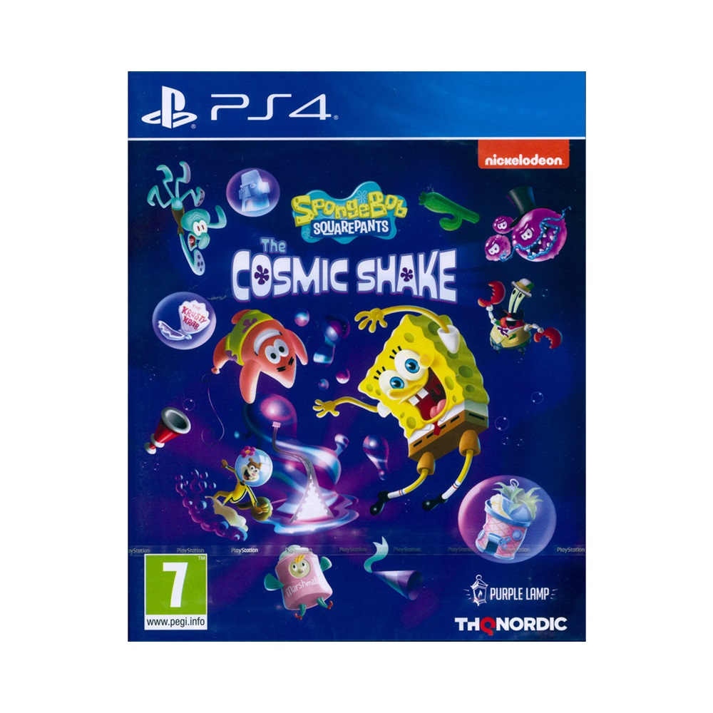 PS4《海綿寶寶：宇宙大震撼 SpongeBob SquarePants: The Cosmic Shake》中英日文歐版 宇宙搖擺