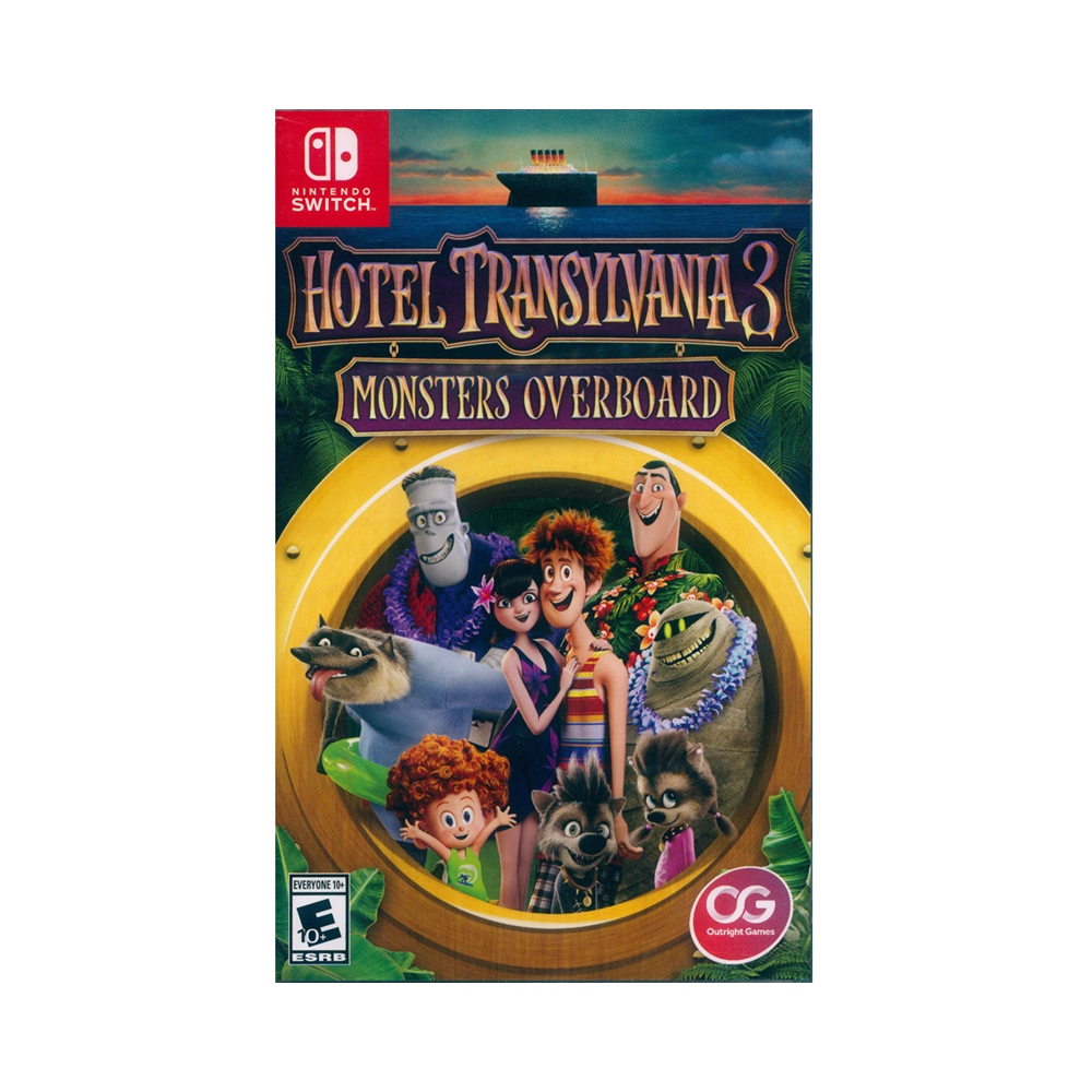 Nintendo Switch《尖叫旅社 3：怪獸假期 Hotel Transylvania》英文美版