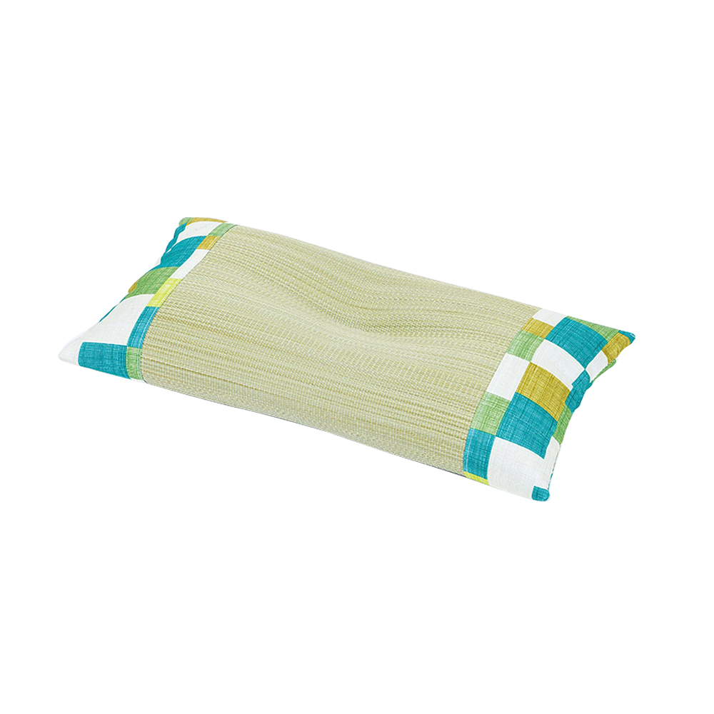 預購【日本池彥IKEHIKO】日本製藺草蓆清涼除臭枕頭30×50CM-和風綠色款#好眠舒壓