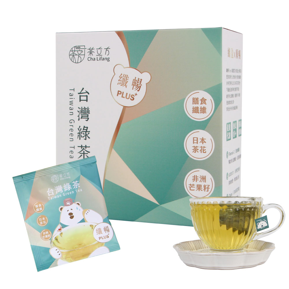 【茶立方】纖暢台灣綠茶Plus+(2盒組)