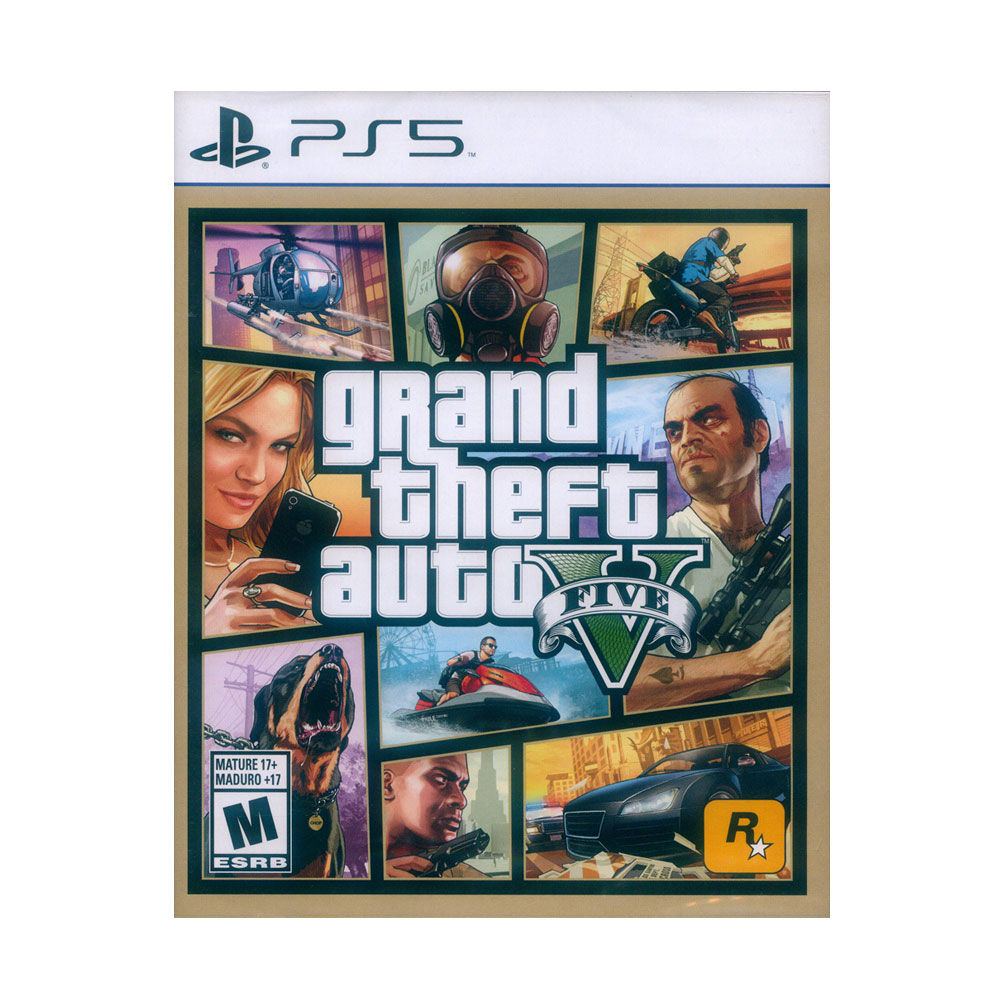 PS5《GTA5 俠盜獵車手5 Grand Theft Auto V》中英文美版