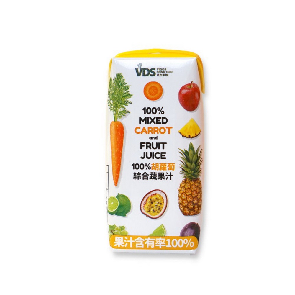 【VDS活力東勢】胡蘿蔔綜合蔬果汁-利樂包(24瓶/箱)