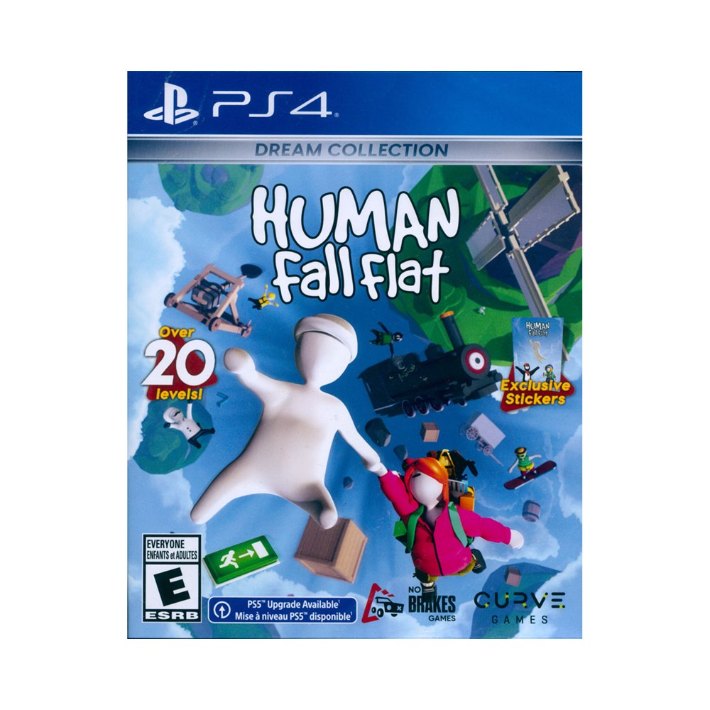 PS4《人類:一敗塗地夢想集 Human Fall Flat 人類 : 跌落夢境》中英日文美版 人類 : 跌落夢境 可免費升PS5