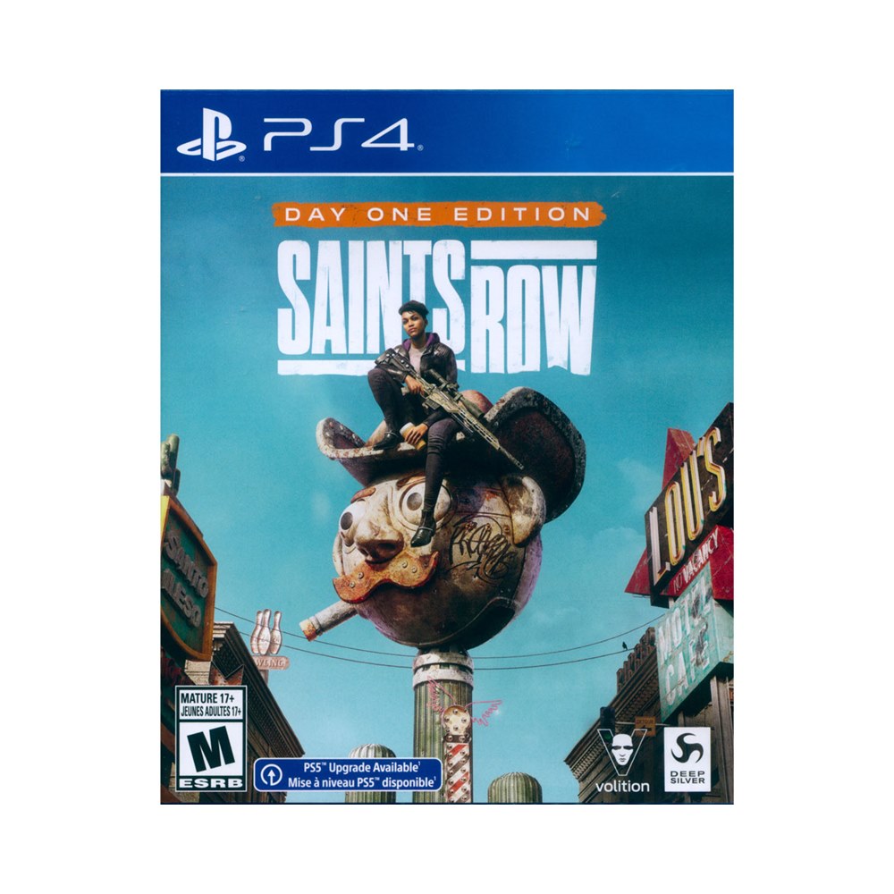 PS4《黑街聖徒 首日版 Saints Row Day One Edition》中英日文美版 可免費升級PS5