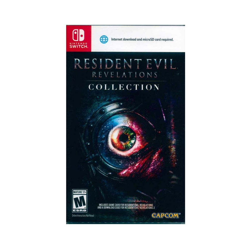 Nintendo Switch《惡靈古堡：啟示 1+2 合輯 Resident Evil Revelations 》中英日文美版