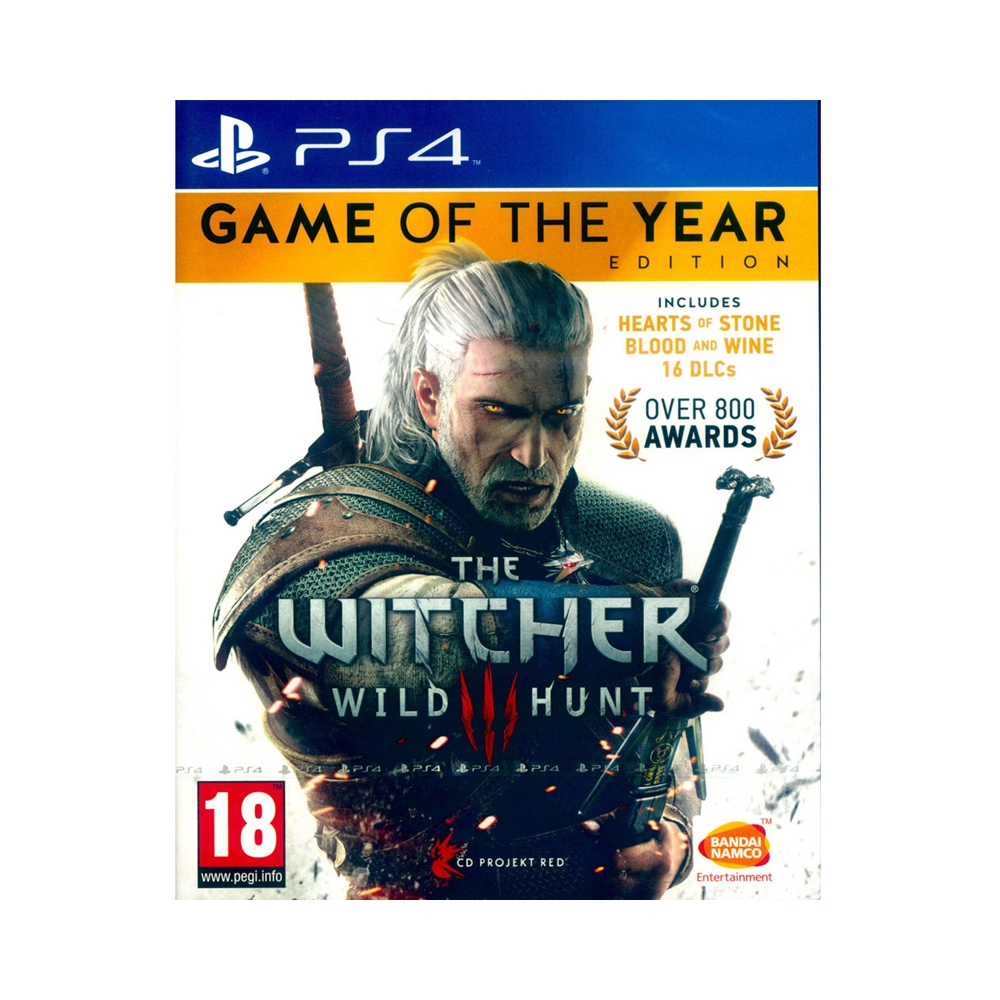 PS4《巫師 3：狂獵 年度最佳遊戲版 The Witcher 3》中英文歐版