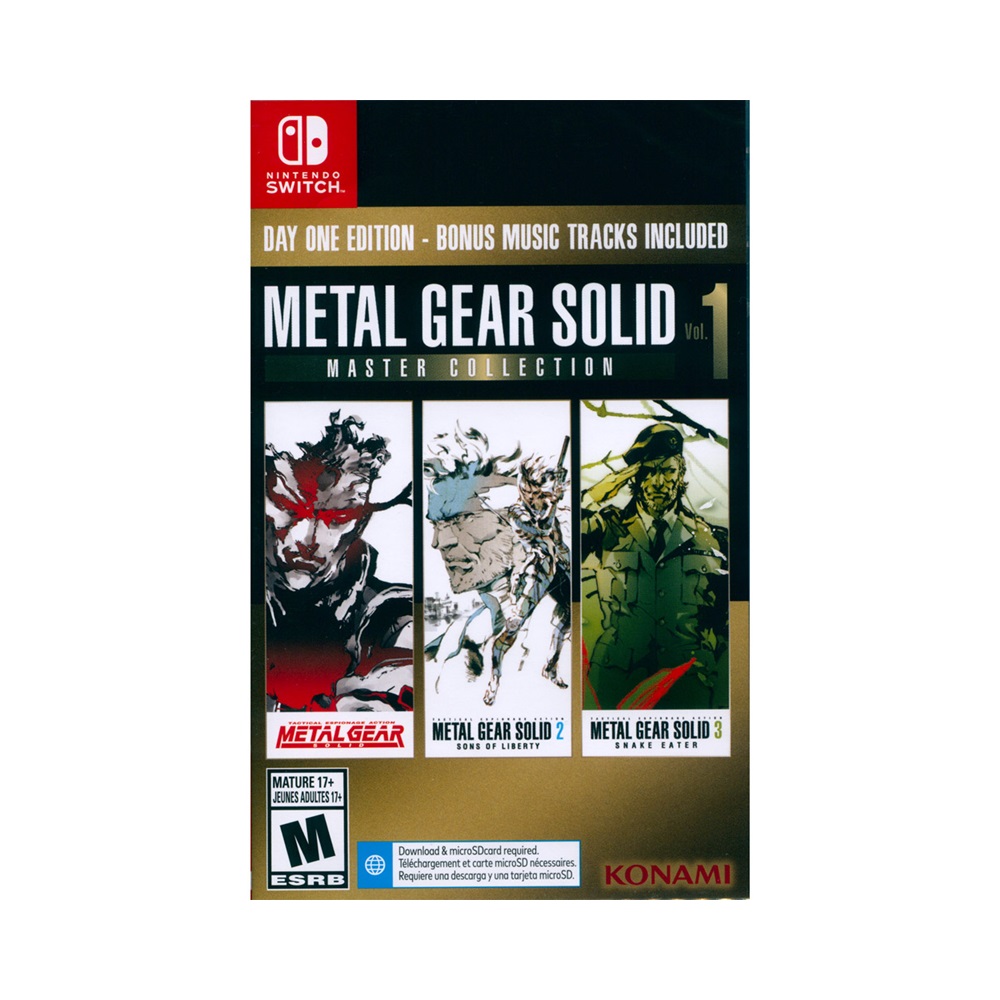 Nintendo Switch《潛龍諜影 METAL GEAR SOLID MASTER COLLECTION Vol.1》英日文美版